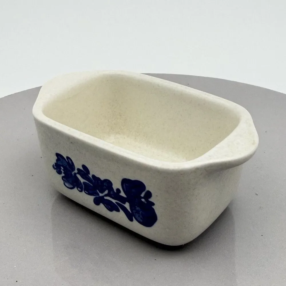 Pfaltzgraff Yorktowne Sugar Packet Sweetener Holder USA Stoneware Vintage